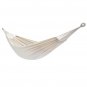 Polyester Cotton Hammock, Natural Rope 200*150Cm, With Two 2M Tie Ropes Back Bag Beige