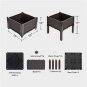 Plastic Planting Box 4 Basins 16 Extended Feet