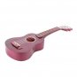 Glarry UK101 21" Pure Color Rosewood Fingerboard Basswood Soprano Ukulele with Bag Red