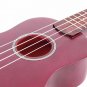 Glarry UK101 21" Pure Color Rosewood Fingerboard Basswood Soprano Ukulele with Bag Red