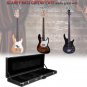 Glarry High Grade Electric Guitar Square Hard Case Flat Black