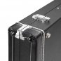 Glarry High Grade Electric Guitar Square Hard Case Flat Black