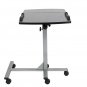 Five-Wheel Home Use Multifunctional Lifting Removable Computer Desk Black & Silver