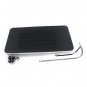 48" Foldable Pet Grooming Table with Mesh Tray and Adjustable Arm Silver Base with Black Table