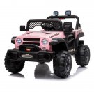 Dual Drive 12V 4.5A.h with 2.4G Remote Control off-road Vehicle Pink