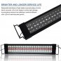 16W 72LED Solar Light Grass Lamp With Remote Control 19.96inch Suitable For Long Aquarium Black