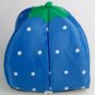 Soft Cotton Cute Strawberry Style Multi-purpose Pets Dog Cat House Nest Yurt Size L Deep Blue