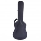 Glarry 41" Folk Guitar Hardshell Carrying Case Fits Most Acoustic Guitars Microgroove Acoustic Black