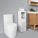 PVC Furniture Single Door Three-layer Bathroom Cabinet 【25*25*90cm】