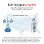 Leadzm TA-W2 4 Grids 10 m 3C2V Double-head Black Wire Outdoor Antenna Without Stand