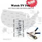 Leadzm TA-W2 4 Grids 10 m 3C2V Double-head Black Wire Outdoor Antenna Without Stand