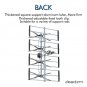 Leadzm TA-W2 4 Grids 10 m 3C2V Double-head Black Wire Outdoor Antenna Without Stand