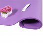 10mm Thick NBR Pure Color Anti-skid Yoga Mat 183x61x1cm Purple