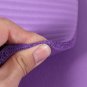 10mm Thick NBR Pure Color Anti-skid Yoga Mat 183x61x1cm Purple