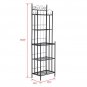 5 Tier Multiuse Black Metal Baker' s Rack