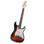 Glarry GST Rosewood Fingerboard Electric GuitarBagShoulder Strap Pick Whammy Bar Cord Sunset Color