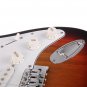 Glarry GST Rosewood Fingerboard Electric GuitarBagShoulder Strap Pick Whammy Bar Cord Sunset Color