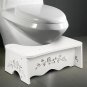White Squatting Toilet Stool Bathroom Squat Toilet Stool 7 inch