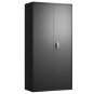Metal File Storage Cabinet with Door and Shelves 72"H Lockable Steel Storage Cabinet with Adjustable