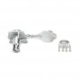 Glarry 4R Electric 4 String Bass Turning Pegs Tuners Keys Machine Heads Chrome