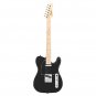 Glarry GTL Maple Fingerboard Electric Guitar Bag Strap Plectrum Connecting Wire Spanner Tool Black