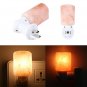 Exquisite Cylinder Natural Rock Salt Himalaya Salt Lamp Air Purifier Amber