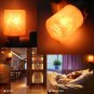 Exquisite Cylinder Natural Rock Salt Himalaya Salt Lamp Air Purifier Amber