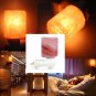 Exquisite Cylinder Natural Rock Salt Himalaya Salt Lamp Air Purifier Amber