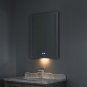LED Bathroom Mirror, 24 x 32 inch, Anti Fog, Night Light, Dimmable, Touch Button, Super Slim,90 CRI