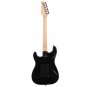 Stylish Electric Guitar with Black Pickguard Dark Blue
