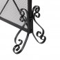 Thick Line Diamond Large Grid Decorative Iron Mesh Fireplace Screen (105 x 22.5 x 81.5)cm