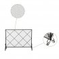 Thick Line Diamond Large Grid Decorative Iron Mesh Fireplace Screen (105 x 22.5 x 81.5)cm