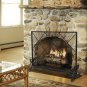 Thick Line Diamond Large Grid Decorative Iron Mesh Fireplace Screen (105 x 22.5 x 81.5)cm