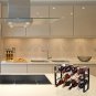 3 Tier Stackable Wine Rack 12 Bottles Metal Wine Rack
