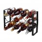 3 Tier Stackable Wine Rack 12 Bottles Metal Wine Rack