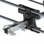 Leadzm TA-M1 Frequency 470-860MHz 10m 3C2V Double-head Black Wire Outdoor Antenna without Stand