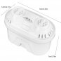 6Pcs Replaceable Water Jug Filter Replacement Accessories for Home Water Purification