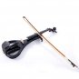 4/4" Basswood Electric Violin Case Rosin Head Set Bow Connecting Line Black