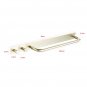 Strong Viscosity Adhesive Brushed Gold Towel Bar Holder Rack Robe Hook Kitchen Storage Rod Bathroom