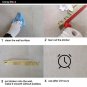 Strong Viscosity Adhesive Brushed Gold Towel Bar Holder Rack Robe Hook Kitchen Storage Rod Bathroom