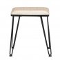 Bedroom Iron Dressing Table Simple Dressing Table Black Iron Foot Brown Desktop Light Three-Color