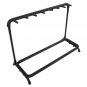 Glarry 7-Slot Guitar Holder Rack Stand Black