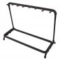 Glarry 7-Slot Guitar Holder Rack Stand Black