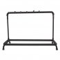 Glarry 7-Slot Guitar Holder Rack Stand Black