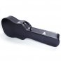 Glarry 41" Folk Guitar Hardshell Carrying Case Fits Most Acoustic Guitars Crocodile Black