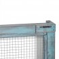 Jewelry Manager - Wall Mounted Jewelry Stand With Detachable Bracelet Bar, Shelf And 16 Hooks, Blue