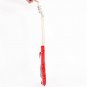 Glarry Flame Electric Guitar HSH Pickup Shaped Electric Guitar Pack Strap Picks Shake Cable Red