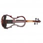4/4 Electric Silent Violin Case Bow Rosin Headphone Connecting Line V-0