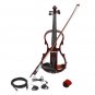 4/4 Electric Silent Violin Case Bow Rosin Headphone Connecting Line V-0