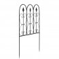 Fashionable And Beautiful Oval Top Iron Art Garden Fence